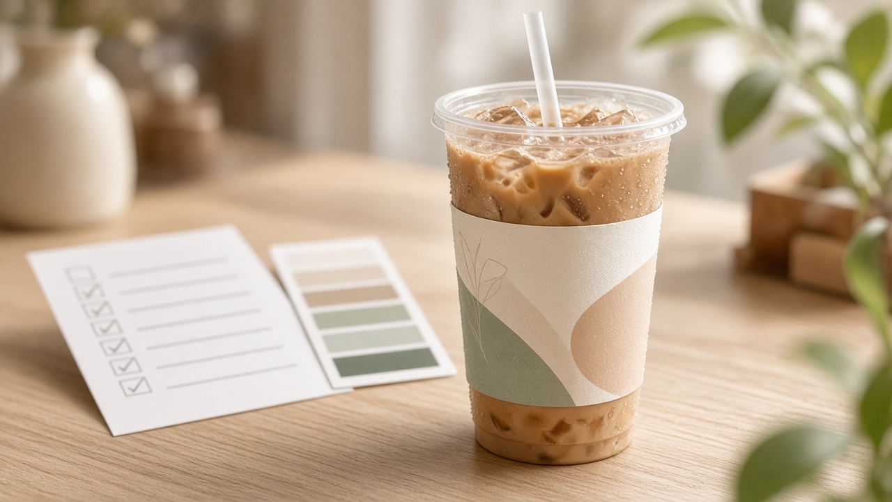 Checklist trước khi in tem ly quán cafe & trà sữa